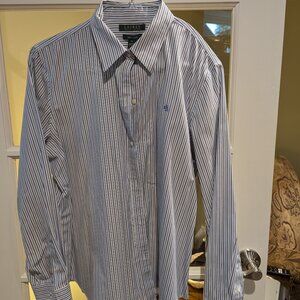 Ralph Lauren Women’s Button Down Shirt XL | Blue & Black Striped